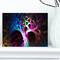 Designart - Magical Multi color Psychedelic Tree - Abstract Canvas Art Print